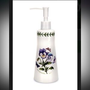 Portmeirion - Botanic Garden Viola Hybridia Pansy Soap/Lotion Pump Dispenser